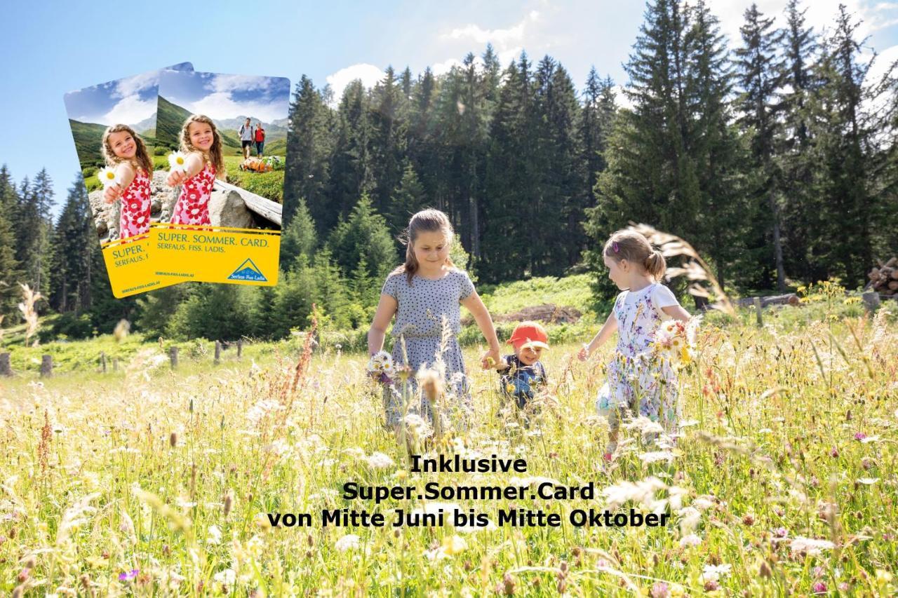 Alpenapart Ladis Ehemals Alpenapart Alexander Inklusive Sommer Bergbahnticket Eksteriør billede