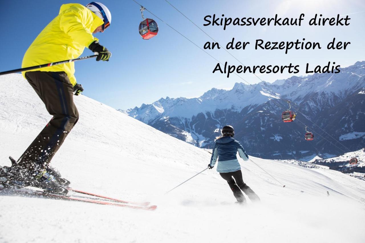 Alpenapart Ladis Ehemals Alpenapart Alexander Inklusive Sommer Bergbahnticket Eksteriør billede